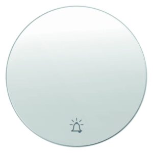 Wippe mit Aufdruck Symbol Klingel BerkerR.1/R.3 polarweiß, glänzend, Berker 16202069