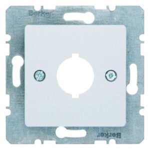 Zentralplatte für Melde- und Befehlsgerät Ø 18,8 mm Zentralplattensystem alu, ma, Berker 14311404