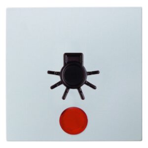 Wippe mit roter Linse und abtastbarem Symbol Licht Berker S.1/B.3/B.7 pw, matt, Berker 16511949