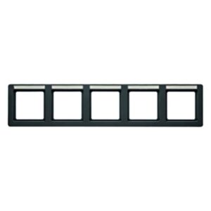 Rahmen mit Beschriftungsfeld Berker Q.1 anthrazit, matt, Berker 10256016