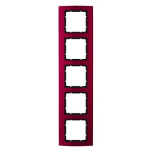 Rahmen Berker B.3 Alu, rot/anthrazit, Berker 10153012