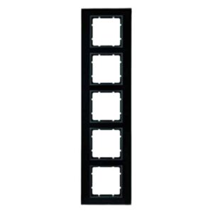 Glasrahmen Berker B.7 schwarz, Berker 10156616