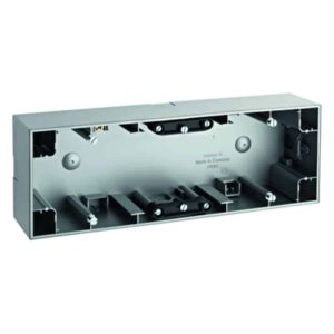 Aufputz-Gehäuse 3fach Berker K.5 Alu, Berker 10537003