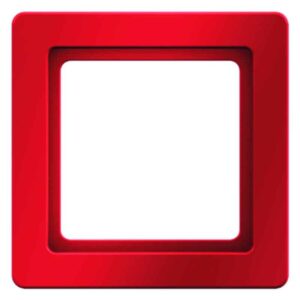 Rahmen Berker Q.1 rot, samt, Berker 10116062