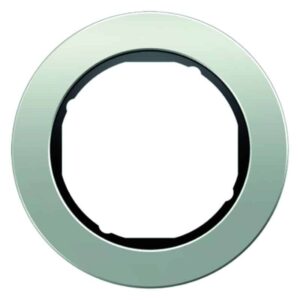 Rahmen Serie R.classic Alu/schwarz, Berker 10112084