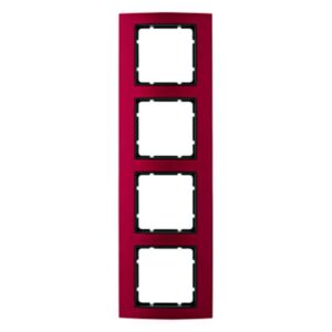 Rahmen Berker B.3 Alu, rot/anthrazit, Berker 10143012