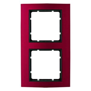 Rahmen Berker B.3 Alu, rot/anthrazit, Berker 10123012