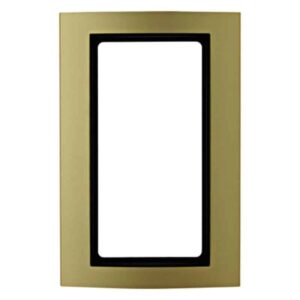 Rahmen mit großem Ausschnitt Berker B.3 Alu, gold/anthrazit, Berker 13093016