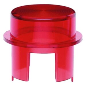 Haube für Drucktaster und Lichtsignal E10 Zubehör rot transparent, Berker 1281