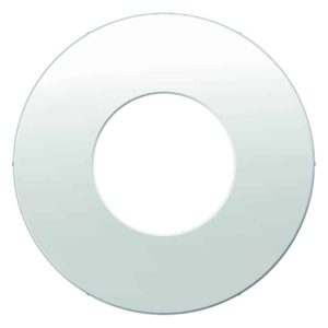 Zentralstück für Drucktaster und Lichtsignal E10 Berker R.1/R.3 polarweiß, glänz, Berker 11242089