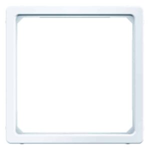 Adapterring für Zentralstück 50 x 50 mm Berker Q.1/Q.3 polarweiß, samt, Berker 11096079