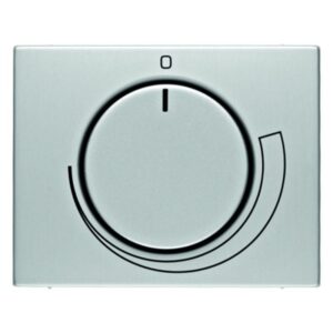 Zentralstück mit Regulierknopf für Drehzahlsteller Berker K.5 Alu, Berker 11357203