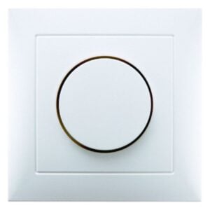Abdeckplatte mit Regulierknopf für Drehdimmer Berker S.1 polarweiß, matt, Berker 11309909