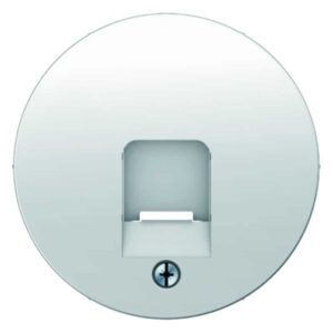 Zentralstück mit Staubschutzschieber Berker R.1/R.3 polarweiß, glänzend, Berker 11702089