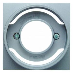 Zentralstück für Lichtsignal E14 Berker B.7 alu, matt, Berker 11981404