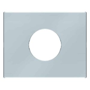 Zentralstück für Drucktaster und Lichtsignal E10 Berker K.5 edelstahl, lackiert, Berker 11657004