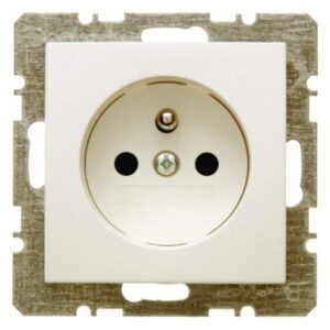 Steckdose mit Schutzkontaktstift Berker S.1 weiß, glänzend, Berker 6765768982