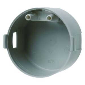 Einbaudose flach Ø 45mm grau Mobil-R, Berker 9182001