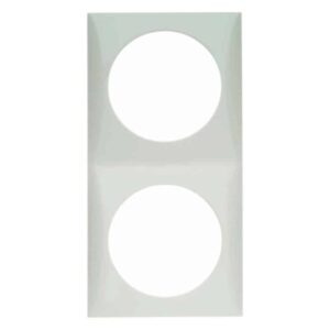 Rahmen 2fach Integro Flow polarweiß glän, Berker 918262519