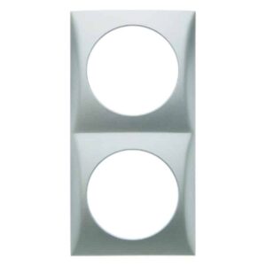 Rahmen 2fach Integro Flow edelstahl lack, Berker 918262524