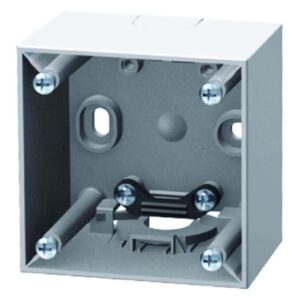 Aufbau-Gehäuse 1f hoch ITG Flow grau, Berker 911512517