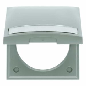 Rahmen 1f m KD u BF ITG Flow grau glänz, Berker 919882506