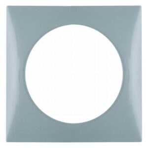 Rahmen 1fach Integro Flow grau glänzend, Berker 918272507
