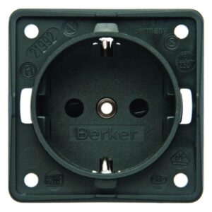 Steckdose SCHUKO erh BS ITG anth matt, Berker 941952505