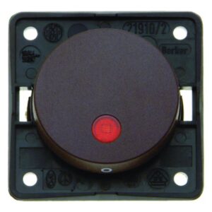 Kontr.-Aus. 2p, 12V, LED, Flow/Pure, br, Berker 937622531