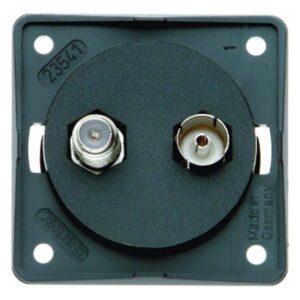 Antennen Verbinderdose Radio/SAT ITG gr, Berker 945602506
