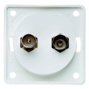 Antennen Verbinderdose TV/Radio ITG pw, Berker 945612502