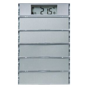 Tastsensor 5fach mit RTR, Display BerkerK.5 edelstahl, Berker 75665773