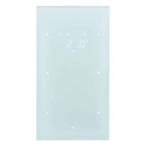 Glas-Sensor 2fach mit Temperaturregler Berker TS Sensor Glas, polarweiß, Berker 75642130
