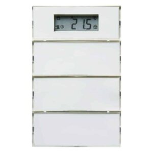 Tastsensor 3fach mit RTR, Display BerkerK.5 alu, Berker 75663774