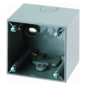 Aufbau-Gehäuse 1f hoch ITG Flow grau, Berker 911512507