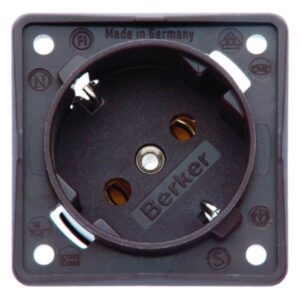 Steckdose SCHUKO 45° Integro Einsätze br, Berker 841852521