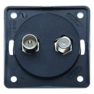 Antennen Verbinderdose TV/SAT Integro s, Berker 845632503