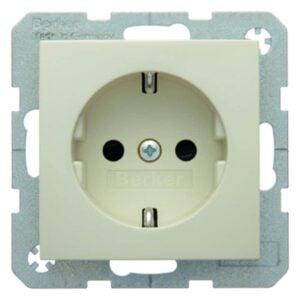Steckdose SCHUKO Berker S.1 weiß, glänzend, Berker 41238982