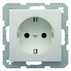Steckdose SCHUKO Berker S.1/B.3/B.7 polarweiß, glänzend, Berker 41438989