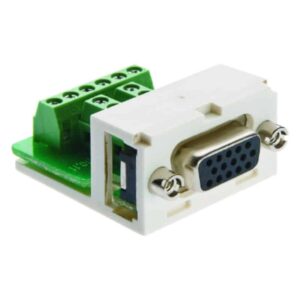 VGA Modul Zubehör polarweiß/schwarz, Berker 1994