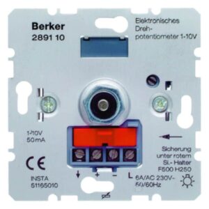 Drehpotenziometer 1-10 V Hauselektronik, Berker 289110