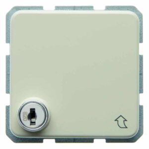 Steckdose SCHUKO mit Klappdeckel und Schloss wg Up IP44 weiß, glänzend, Berker 4763