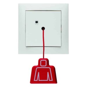 Zugtaster mit Rahmen Berker S.1 polarweiß, matt, Berker 52029909