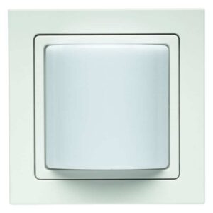 Lichtsignal mit Rahmen Berker Q.3 polarweiß, samt, Berker 52036099