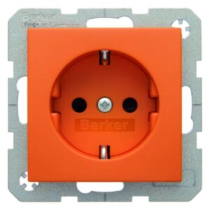 Steckdose SCHUKO Berker S.1/B.3/B.7 orange, matt, Berker 47231914