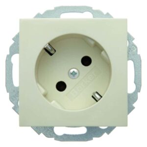 Steckdose SCHUKO 45° Berker S.1 weiß, glänzend, Berker 47278982