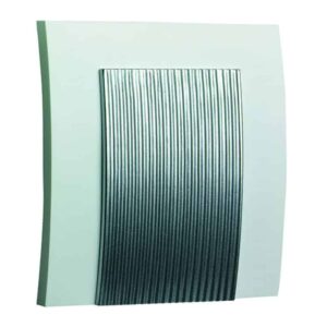 GROTHE Gong zweiklang weiß/silber Design für Trafo 8-12V/4VA, (Typ GONG 565w/sim) 44565