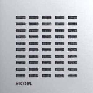 LRM-110 Türlautsprecher Modul Rechteckstanzung EB i2Audio Edelst. matt MODESTA, Elcom 5812010