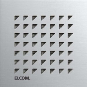 LTM-110 Türlautsprecher Modul Dreieckstanzung EB i2Audio Edelstahl matt MODESTA, Elcom 5812020