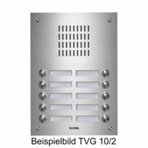 TVG-14/2 Türstation für Türlautsprecher 14/2 Rund-Taster UP Edelstahl ESTA, Elcom 1114181